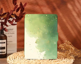 Gradient Green Kindle Case Cover Paperwhite 12 2024 Paperwhite 2021 Paperwhite 6.8 Case Kindle 10th 11th Generation Kindle 6"Cover 2022