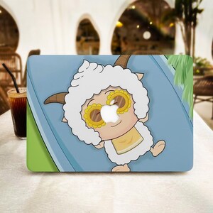 Cartoon Sheep per MacBook Pro 13 14 15 16, MacBook Air 13 in M2, custodia protettiva rigida per laptop da 11 a 12, custodie per Macbook