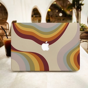 Abstract Aesthetic Line MacBook Case for New MacBook Pro 16 15 Macbook Air 15 14 13 MacBook Retina 13 12 Apple Laptop 2022 2021 2020 Cover