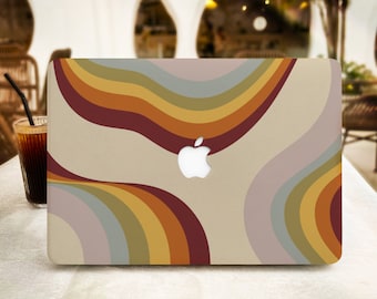Abstract Aesthetic Line MacBook Case for New MacBook Pro 16 15 Macbook Air 15 14 13 MacBook Retina 13 12 Apple Laptop 2022 2021 2020 Cover