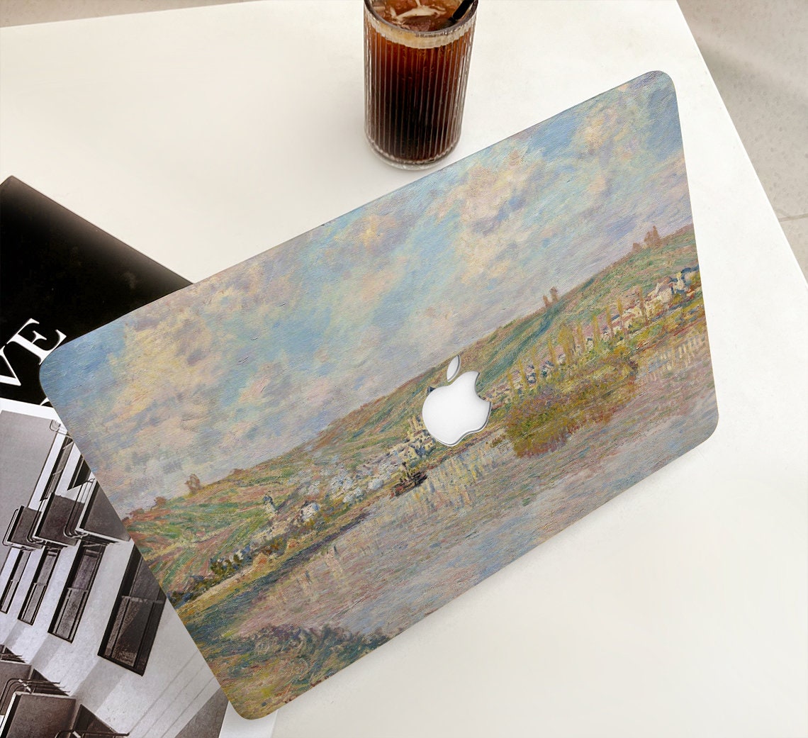 Custodia per MacBook Paris Vintage Art MacBook Pro 13 pollici Pro 15 2018 Floreale Carino MacBook Air 13 12 pollici Dipinto Ragazza Pittura a olio Disegno colorato - Italia