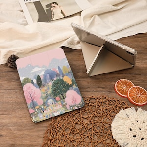 Forest Party Y+Flip With Pencil Holder iPad Case For iPad Air 6/7 iPad 9.7&quot;10.2&quot;10.9&quot;11&quot;12.9 inch Mini 7/6,iPad Pro iPad 2025 2024 Case