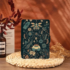 Green Insect Kindle Case Cover Paperwhite 12 2024 Paperwhite 2021 Paperwhite 6.8 Case Kindle 10th 11th Generation Kindle 6&quot; Cover 2022