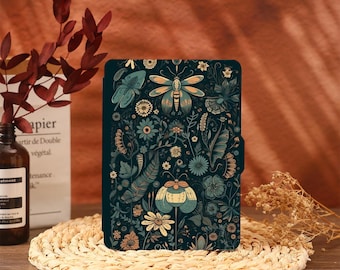 Green Insect Kindle Case Cover Paperwhite 12 2024 Paperwhite 2021 Paperwhite 6.8 Case Kindle 10th 11th Generation Kindle 6" Cover 2022