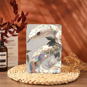 White Snake Kindle Case Cover Paperwhite 12 2024 Paperwhite 2021 Paperwhite 6.8 Case Kindle 10th 11th Generation Kindle 6&quot; Cover 2022
