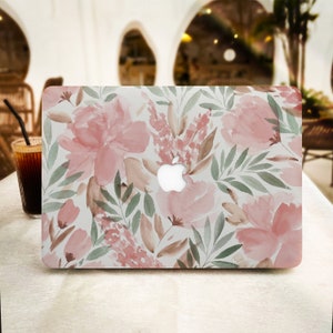 Painting Floral Aesthetic MacBook Case for MacBook Pro 16 15 Macbook Air 15 14 13 MacBook Retina 15 13 12 Apple Laptop 2022 2021 2020 Cover