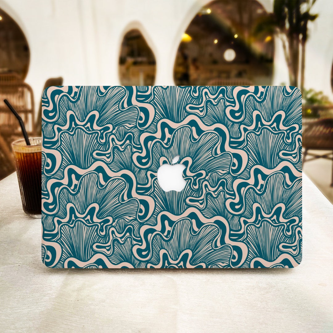 Green Flower Shape Wave MacBook Cover for MacBook Pro 13 14 15 16 ...