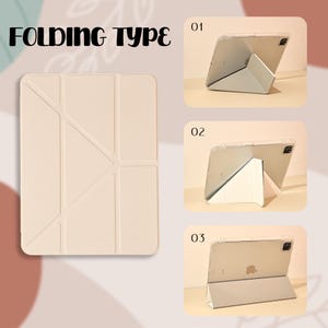 Gradual Change Blått iPad-skal iPad Air 4/5-skal med pennhållare iPad Pro 12,9" iPad Pro 11" iPad Mini 4 / 4:e / 5, 7, 12,9, 10,2, 2020 Y+Flip+Pencil Holder