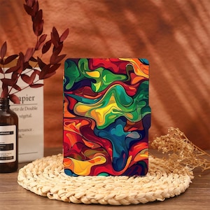 Colorful Waves Kindle Case Cover Paperwhite 12 2024 Paperwhite 2021 Paperwhite 6.8 Case Kindle 10th 11th Generation Kindle 6&quot;Cover 2022