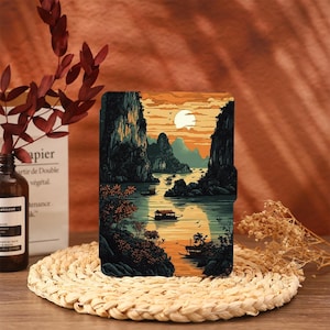 Étui pour Kindle Mountain And Water Paperwhite 12 2024 Paperwhite 2021 Étui Paperwhite 6,8 pour Kindle 10e génération 11e génération Kindle 6 pouces Étui 2022