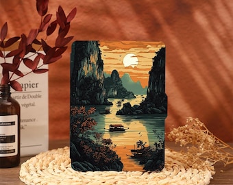 Mountain And Water Kindle Case Cover Paperwhite 12 2024 Paperwhite 2021 Paperwhite 6.8 Case Kindle 10th 11th Generation Kindle 6" Cover 2022