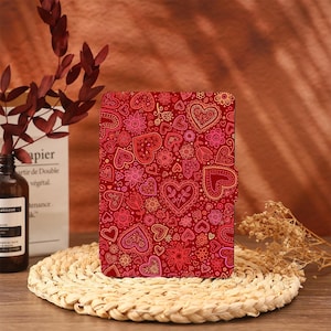 Red Hearts Kindle Case Cover Paperwhite 12 2024 Paperwhite 2021 Paperwhite 6.8 Case Kindle 10th 11th Generation Kindle 6&quot;Cover 2022
