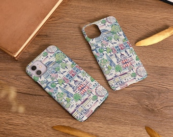 Etui na telefon z kolorowymi wzorami na iPhone'a 16e 16 15 14 12 13 Pro Max XR Pro Max Etui na iPhone'a SE Wytrzymałe etui zatrzaskowe Odporne na wstrząsy etui na iPhone'a na prezent