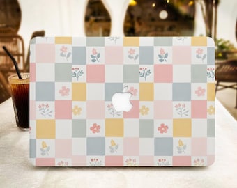 Color Lattices MacBook Case Cover for Air 13 15 Macbook Case, M1 M2 Air 13 A2681,A2337, A2338, Pro 13 14 15 16, 2022 2021 2020 Laptop Case