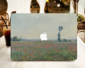 Peinture à l'huile paysage, housse pour MacBook Pro 13 14 15 16, MacBook Air 13 pouces M2, housse de protection rigide pour ordinateur portable pour 11-12 ordinateurs portables
