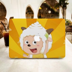 Cartoon Sheep per MacBook Pro 13 14 15 16, MacBook Air 13 in M2, custodia protettiva rigida per laptop da 11 a 12, custodie per Macbook