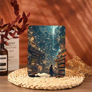 Pigeons In Library Kindle Case Cover Paperwhite 12 2024 Paperwhite 2021 Paperwhite 6.8 Case Kindle 10th 11th Generation Kindle 6&quot; Cover 2022