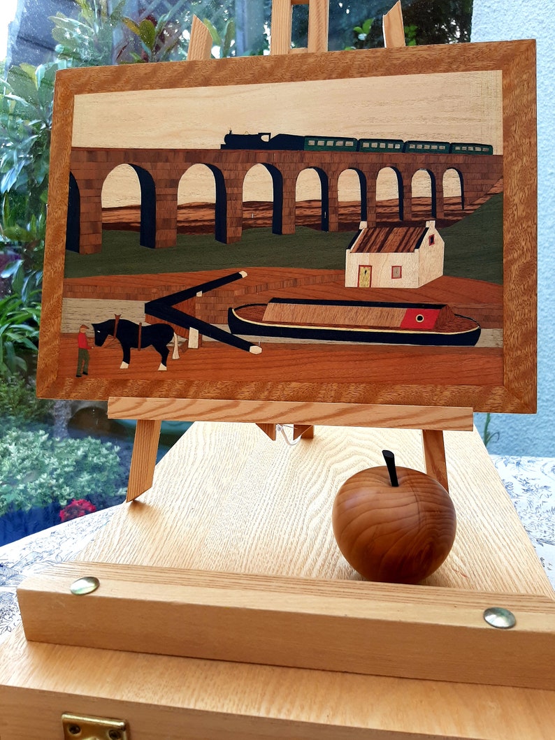 Transport Dream Large Marquetry Woodwork Craft Kit From UK For Adults Wood Home Improvement