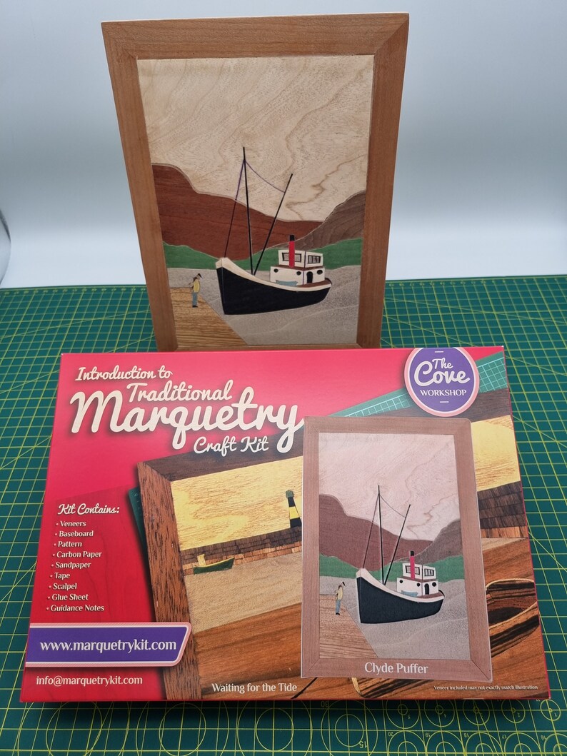 Transport Dream Large Marquetry Woodwork Craft Kit From UK for Adults Etsy UK