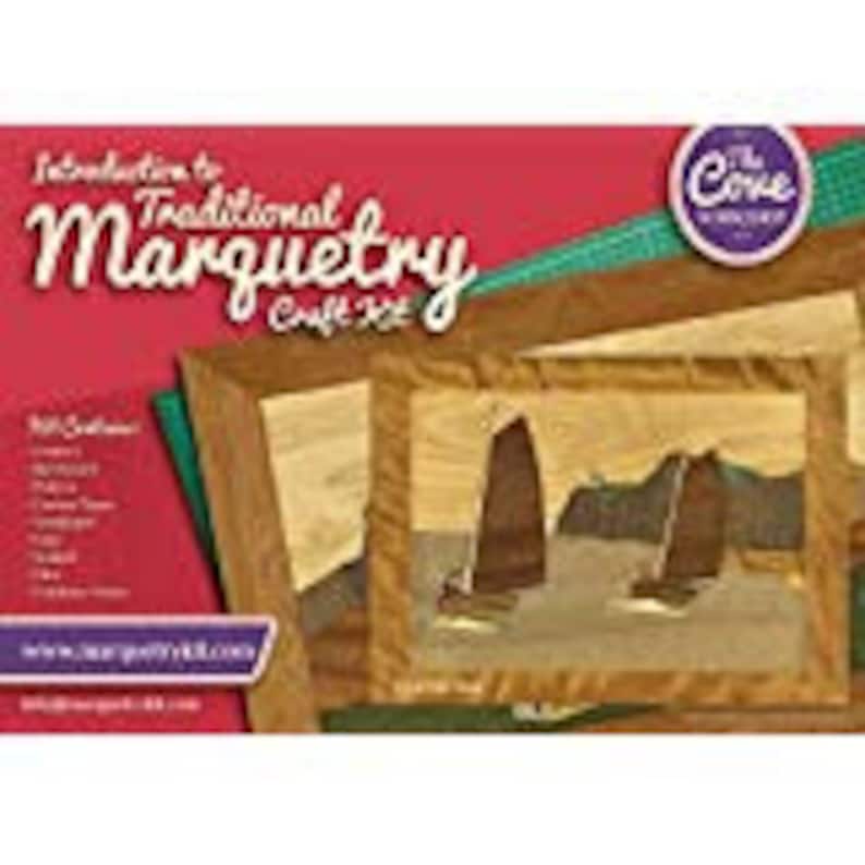 Up to the Mark Marquetry Woodwork Craft Kit From UK for Adults