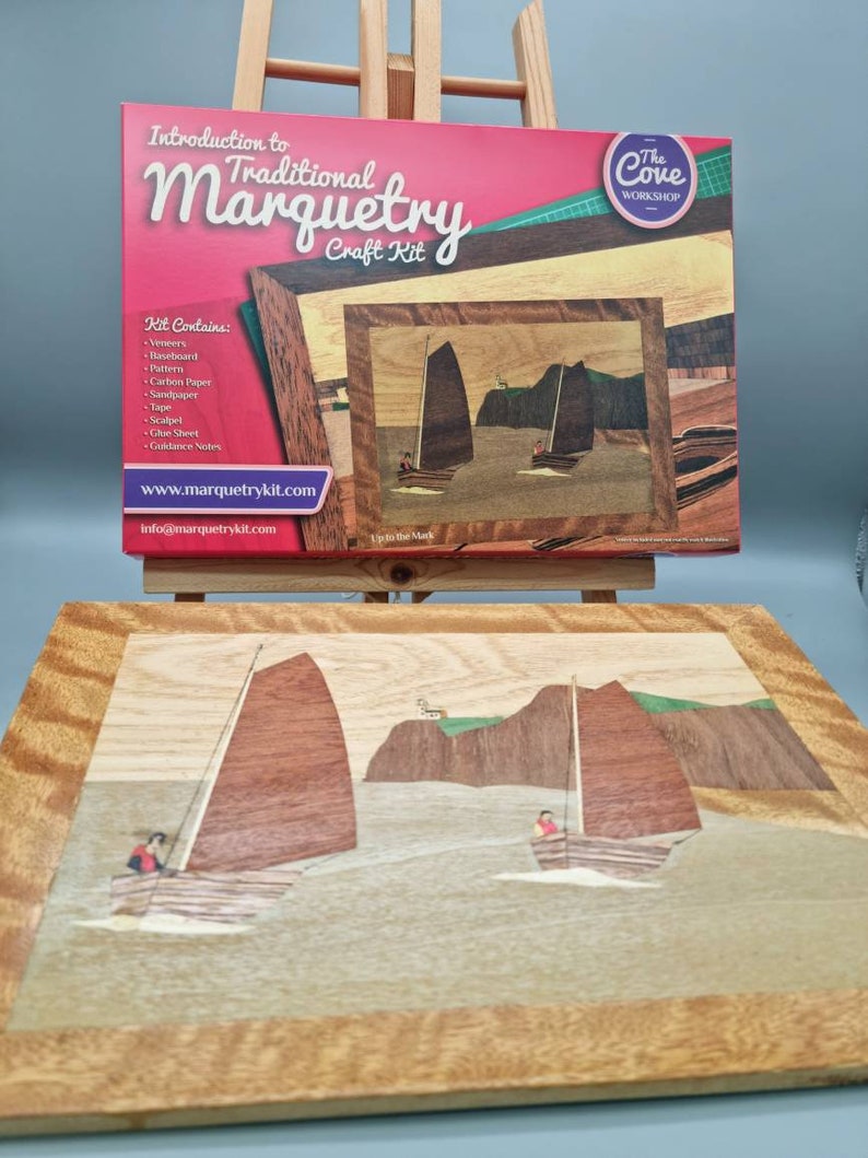 Up to the Mark Marquetry Woodwork Craft Kit From UK for Adults & Beginners. Etsy