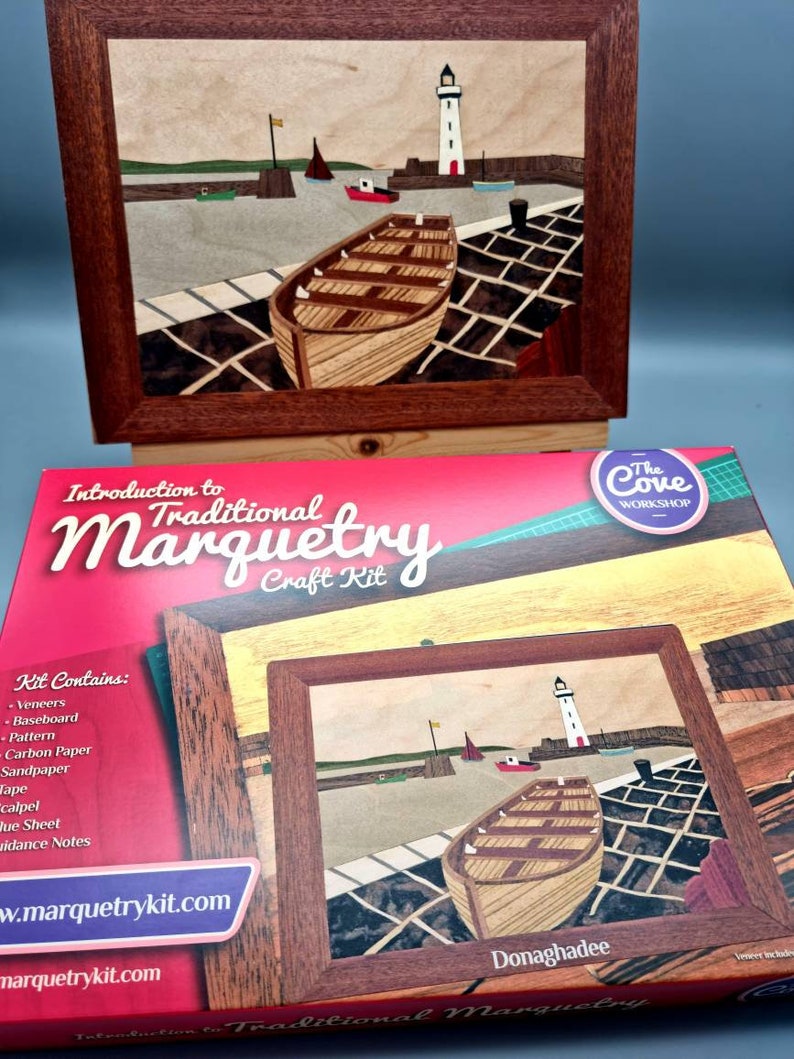 Clyde Puffer Marquetry Woodwork Craft Kit From UK for Adults Etsy UK