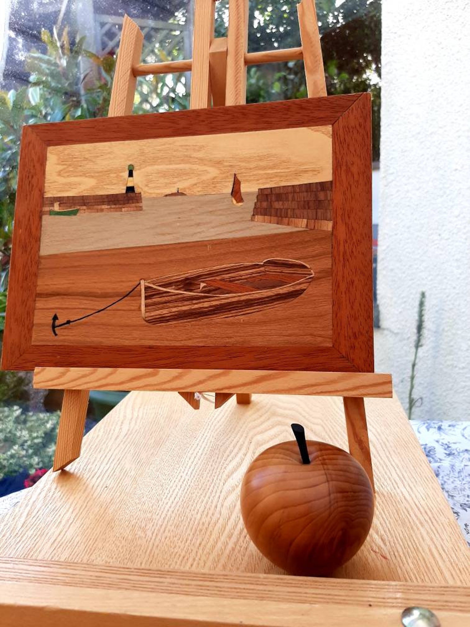 Waiting For The Tide: Marquetry Woodwork Craft Kit From UK For | Etsy