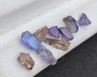 Natural Tanzanite Raw Stone Unheated Tanzanite Raw Crystal Gemstone, Raw Gemstone From Tanzania Stone.