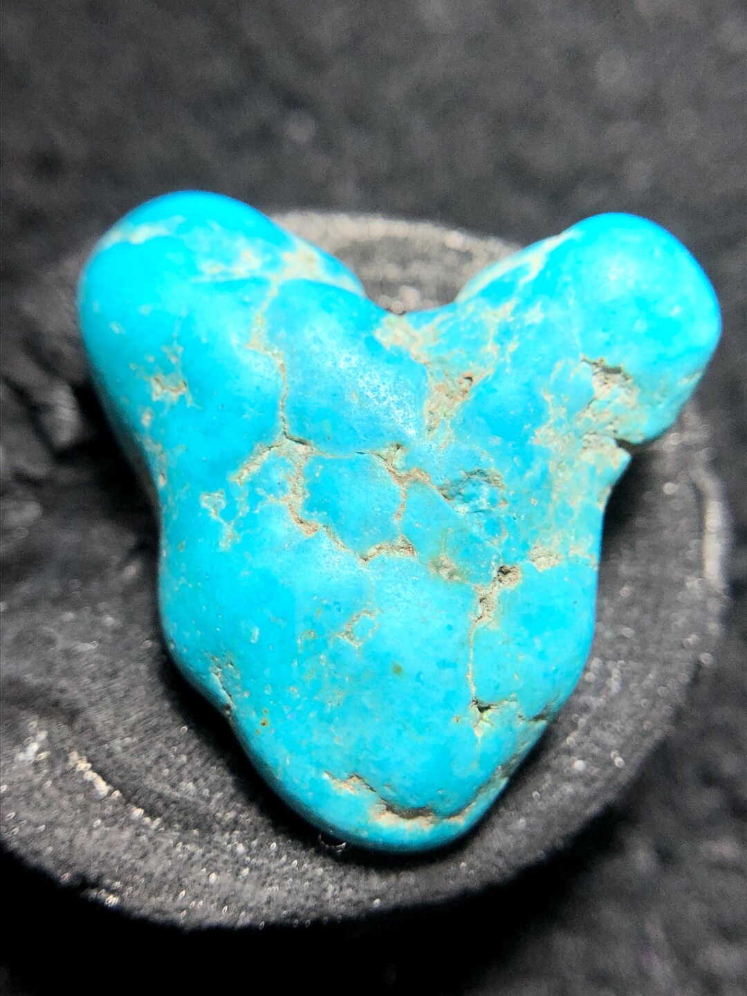Sky Blue Turquoise Rough Crystal Uncut Gemstone 33 Carats Collector ...