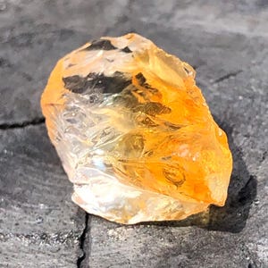 Natural Bio Golden Silver Citrine Rough, 12.30 Carats Unheated Citrine Rough, Uncut Citrine Rough, Citrine Raw, Citrine Crystal