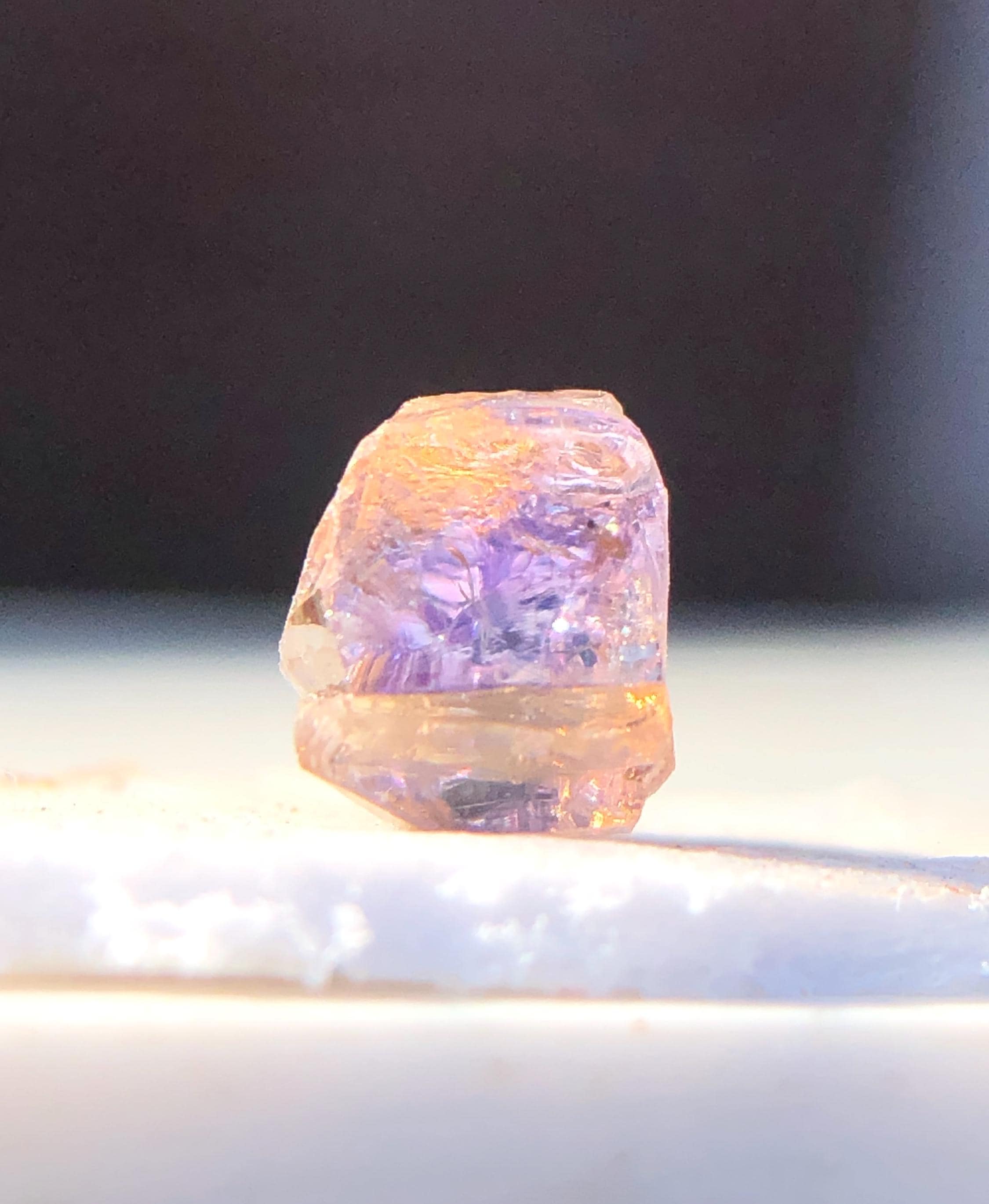 非加熱バイカラータンザナイト原石、天然ゾイサイト結晶 - Etsy 日本