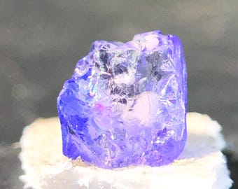 Natural Blue Tanzanite Rough, 1.70 Carat Untreated Zoisite Gemstone
