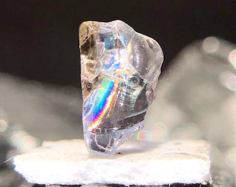 Zoisite Pleochroism Tanzanite Rough, Magical Rainbow Fire Tanzanite Crystal, Natural Tanzanite Raw, 1.85 Carats Unheated Tanzanite Rough.