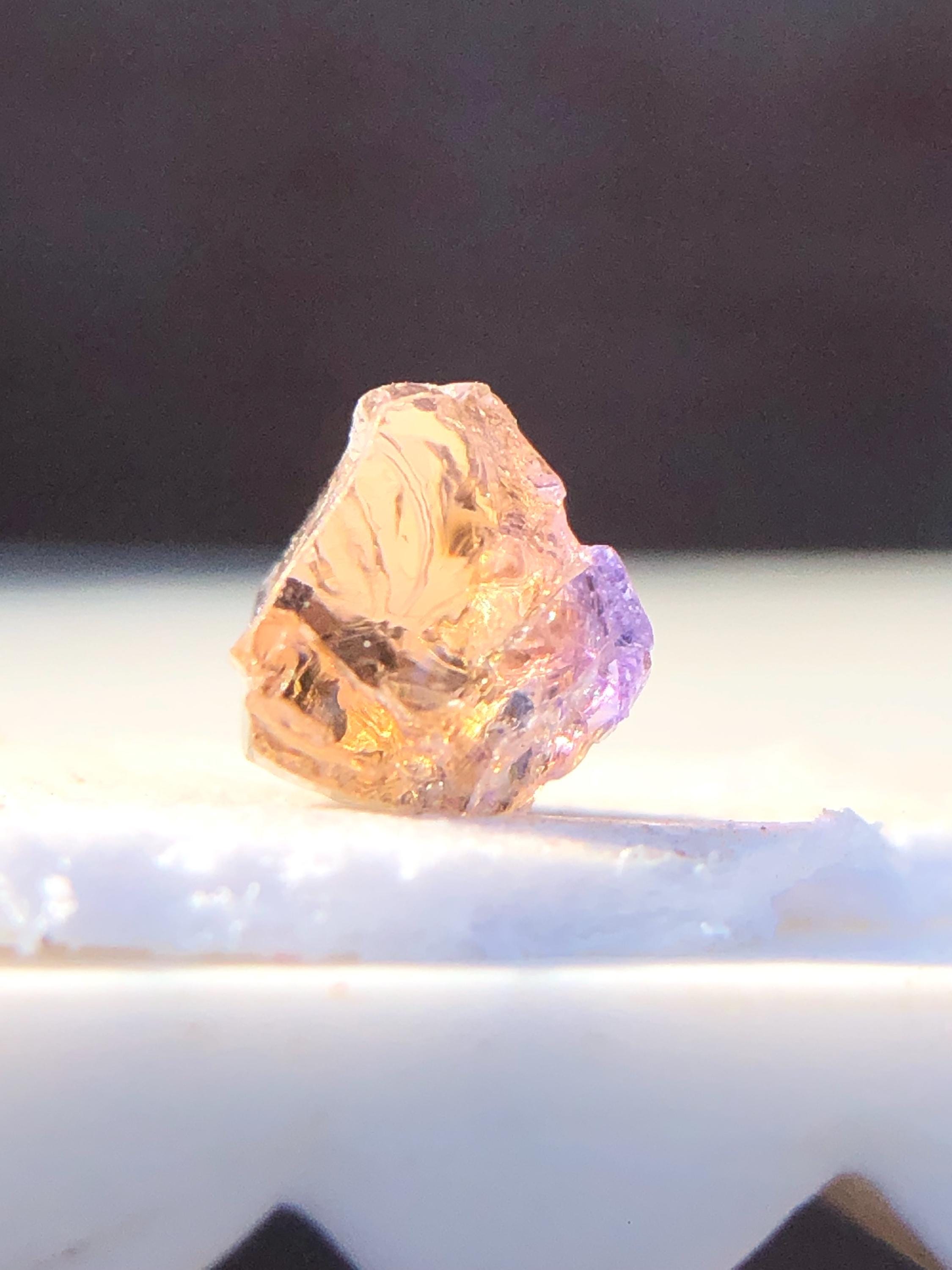 非加熱バイカラータンザナイト原石、天然ゾイサイト結晶 - Etsy 日本