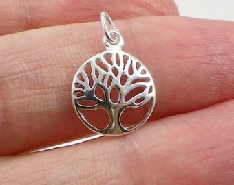 Ciondolo Albero della Vita in argento Sterling 925 massiccio