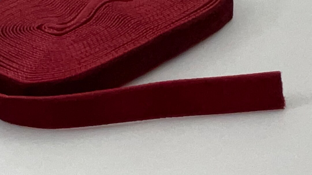 Deep Red Ribbon, Christmas Decoration 10mm Dark Red, 5 Yards Deep Red ...