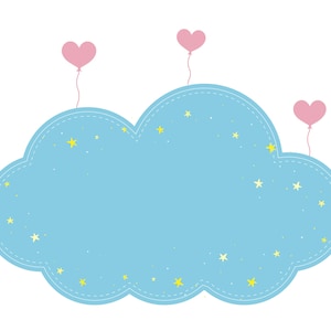 75 Cartoon Cloud Frame, SVG, PNG, AI,eps, illustrations, Clouds, sun, hot air balloon, sheep, car, flowers