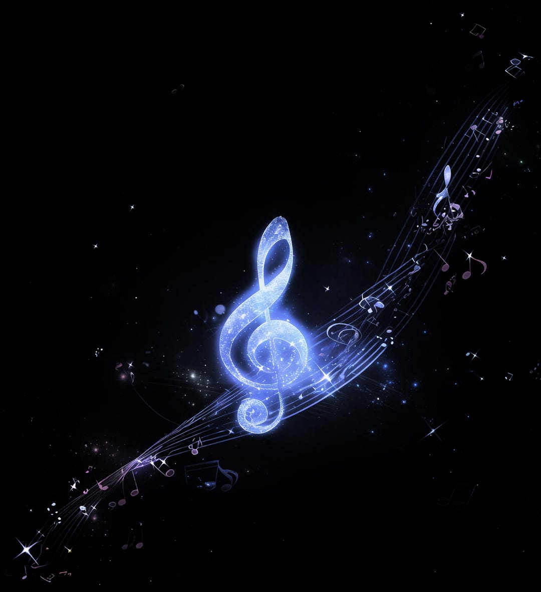 19 Musical Notes, SVG, PNG, AI, Eps, Psd, Illustrations, Shining ...