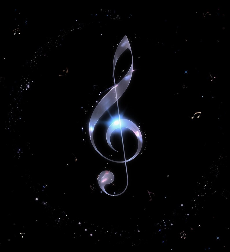 19 Musical Notes, SVG, PNG, AI, Eps, Psd, Illustrations, Shining ...