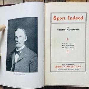 Vintage Hunting Sporting Deer Elk Moose Bear Book 1901 Sport Indeed By Thomas Martindale Favorite My Store image 2