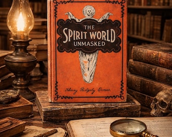 Antique Occult Book 1902 The Spirit World Unmasked Henry Ridgely Evans Spiritualism Theosophy Séance Telepathy Ghosts Paranormal Rare Book