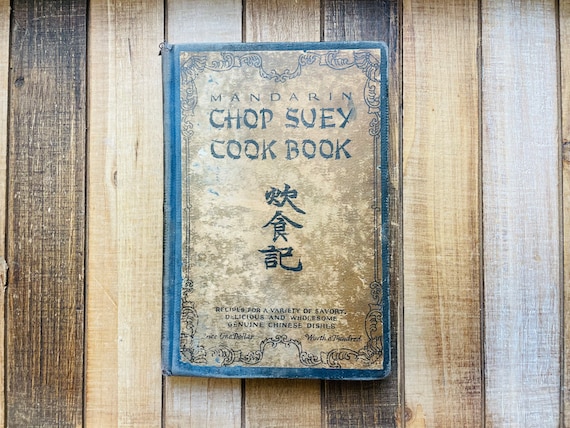 Vintage Cook Book Rare Asian Cookbook ~ Mandarin Chop Suey Cook Book - Chinese Food