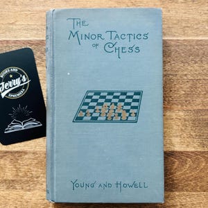 Vintage Chess Book 1927 The Minor Tactics Of Chess  The Queens Gambit Chess Player Gift