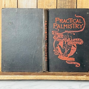 Vintage Palmistry Book Practical Palmistry A Treatise On Cheirosophy ~ Occult Fortune Telling Horoscope