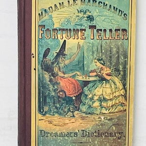 Vintage Dream Book Madam Le Marchand’s Fortune Teller & Dreamers Dictionary * Rare Palmistry Book