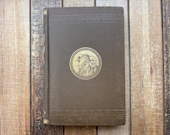 Libro antiguo de agricultura de ovejas de época de 1893. Manual del pastor. Cómo criar ovejas. Guía de granja. Casa rural estilo shabby chic.
