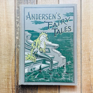 Vintage Fairy Tale Childrens Book Bedtime Storybook 1920s Fairy Tales By Hans Christian Andersen Aesop Fables Rip Van Winkle Grimms
