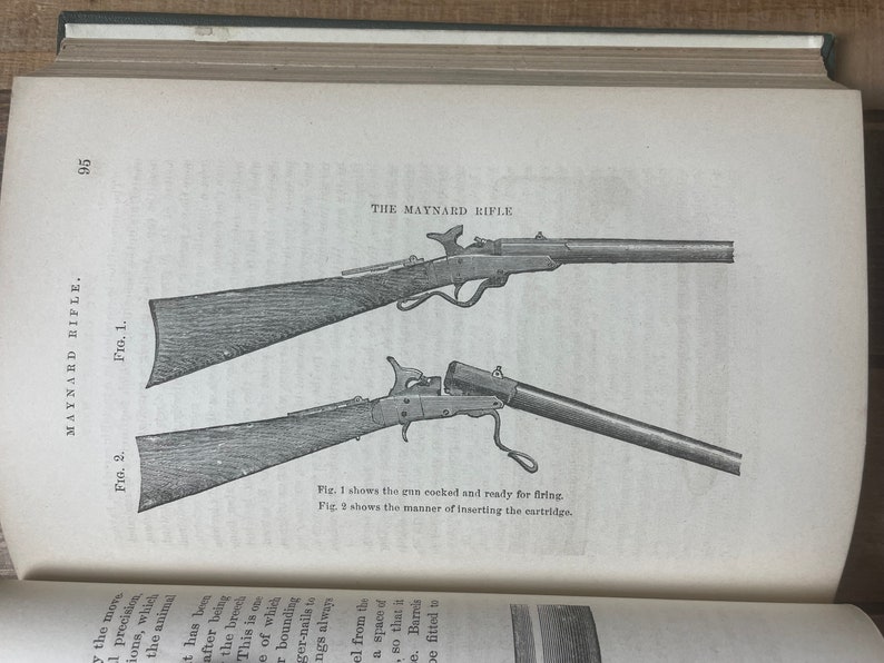 Vintage Rifle Shooting Deer Hunting Book Gift for Whitetail Deer Hunter ...