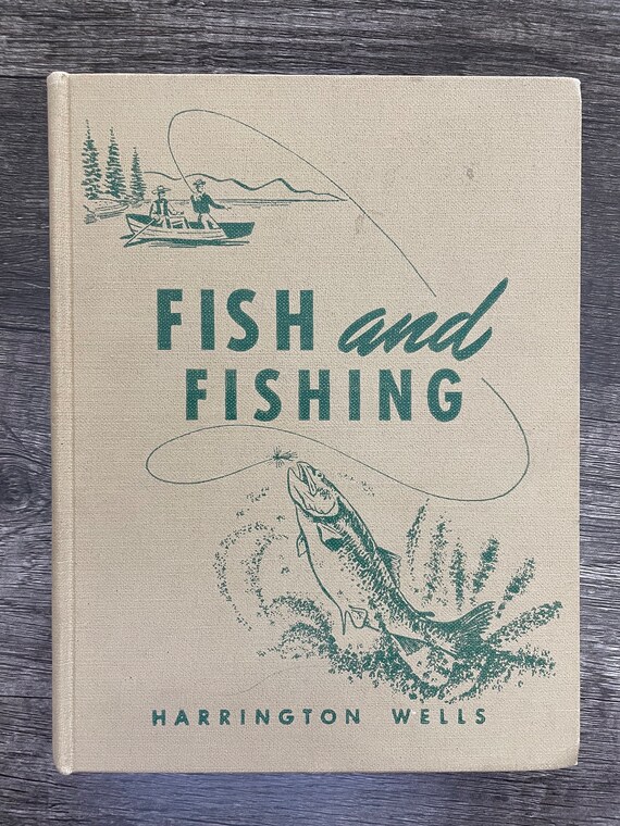 How to Fishing Book Vintage 1954 Fish and Fishing by Harrington