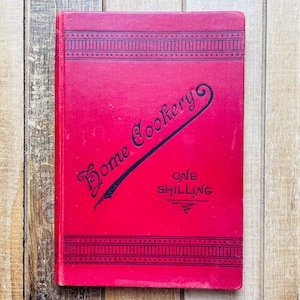 Vintage How To Cook Book Kitchen Decor Cookbook Recipes Cooking Book 1911 Home Cookery Restaurant Decor